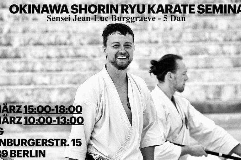 Karate Seminar im Roc4 in Berlink mit mit Sensei Jean-Luc Burrggraeve 5. Dan